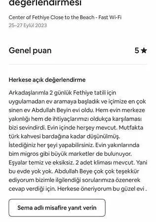 Geni - Center Of Close To The Fast Wi-fi Netflix Fethiye